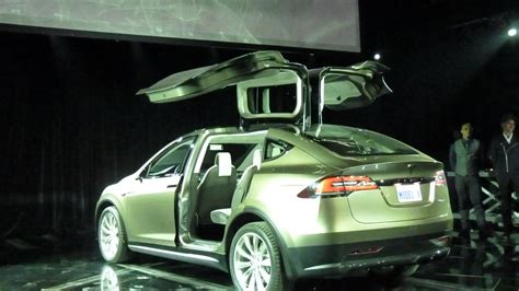 2014 Tesla Model X All Electric Gullwing Suv New Info Photos