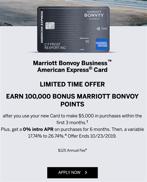 Purchase marriott gift cards with your marriott credit card at participating marriott properties and receive 6 points per dollar spent. Expired Marriott Bonvoy American Express Business 100,000 Points Signup Bonus with $5,000 ...