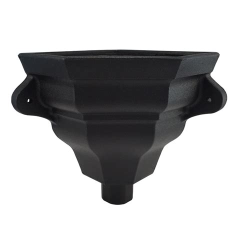 Our standard cast iron hoppers heads come in primed & pre painted black in 24 hours and another 6 standard ci ral colours in 15 days choose from the 6 standard ci ral colours here then. 68mm Cast Iron Style Corner Hopper | Drainage Online