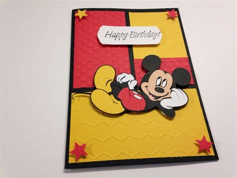 Mickey Mouse Birthday Card