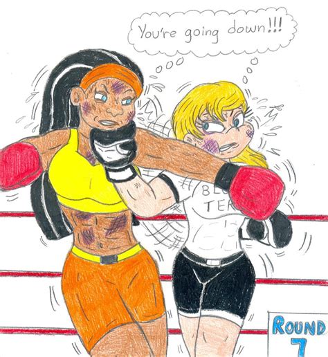 Boxing Angelica Vs Valerie 1 By Jose Ramiro On Deviantart