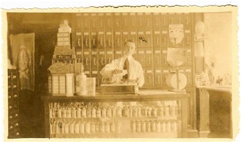 Vintage Pharmacy Photo 1900s Vintage Photos ~ They Actually Write