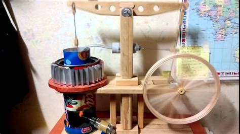 스털링엔진2감마형 Walking Beam Stirling Engine Video Youtube