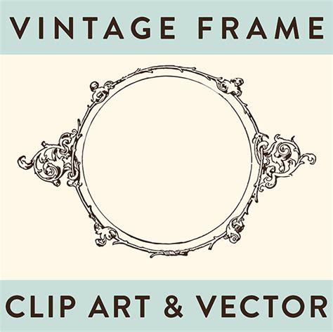 Download Royalty Free Image - Vintage Scroll Frame | Oh So Nifty Vintage Graphics