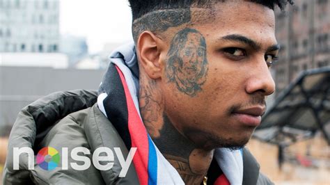Blueface Is Pretty Good At Drawing His Blue Face Noisey