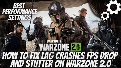 How To Fix Lag Crashes Fps Drop And Stutter On Warzone 20 Youtube