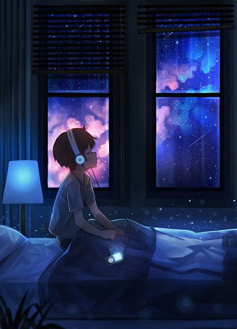 13 Galaxy Anime Boy Wallpapers Wallpapersafari