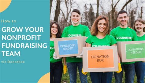 How To Grow Your Nonprofit Fundraising Team Donorbox