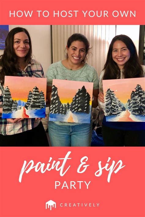 Host Your Own Paint Party Paint And Sip Acrylic Painting Tutorials
