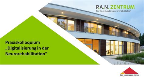 Erstes Praxiskolloquium Am Pan Zentrum Fürst Donnersmarck Stiftung