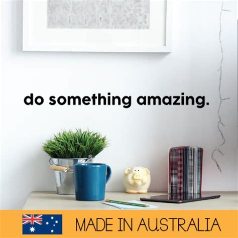 Do Something Amazing Removable Wall Decal Sticker Ms0104vc Etsy