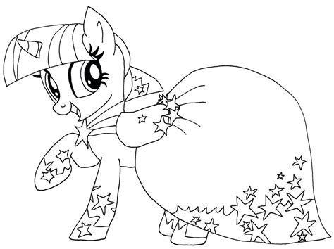My Little Pony Coloring Pages Princess Luna at GetColorings.com | Free