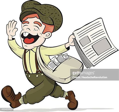 Paperboy Cartoon Photos And Premium High Res Pictures Getty Images