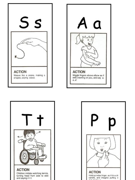 Jolly Phonics Letter Sound Action Pdf Learning Methods