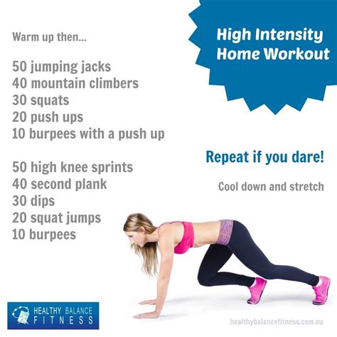 Try This High Intensity Workout At Home To Burn Off The Calories Quick