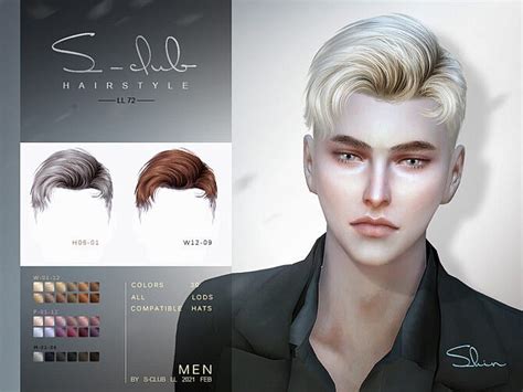 Shin Hair N71 For Males By S Club At Tsr Sims 4 Updates