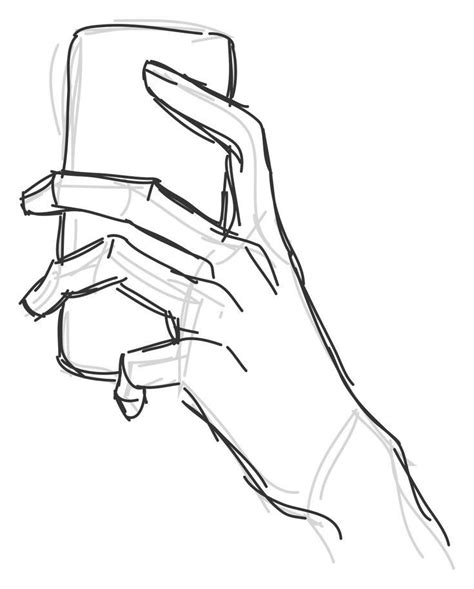 Hand Drawing Reference Art Reference Photos Holding Phone Pose