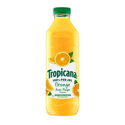Tropicana Jus Pure Premium 100 Orange Avec Pulpe 1l Pas Cher Auchanfr