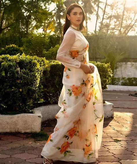Aditi Rao Hydari Shines In Floral At The Promotions Of The Upcoming