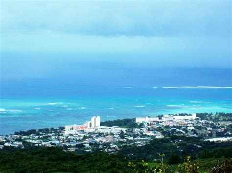 Overlooking Garapan Saipan Islands In The Pacific Northern Mariana