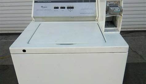 Whirlpool Top Load Washer, Coin Op, 1PH 120V M/N: CAM2742T02