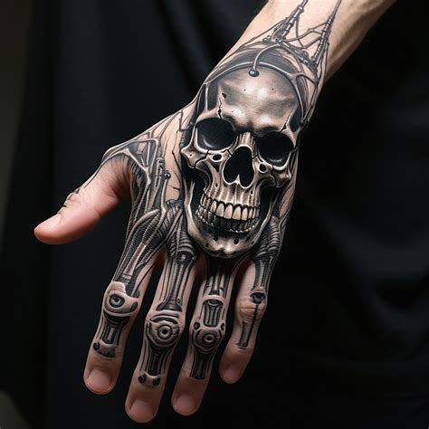 Skull Hand Tattoos