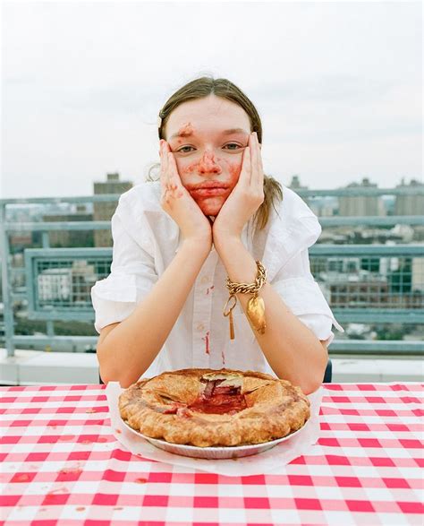 A Pie Eating Contest Fashion Editorial Editorial Fashion Pie Eating Contest Editorial