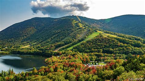 Cannon Mountain New Hampshire From Artist Bluff Trail Photograph By
