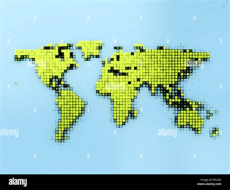 Green And Blue World Map Hi Res Stock Photography And Images Alamy