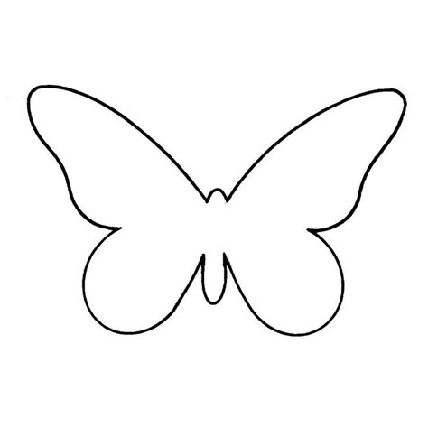 Full Page Printable Butterfly Template Printable Templates