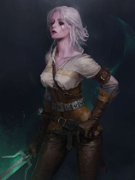 Witcher Fan Art Ciri The Witcher Fantasy Art Witcher Art