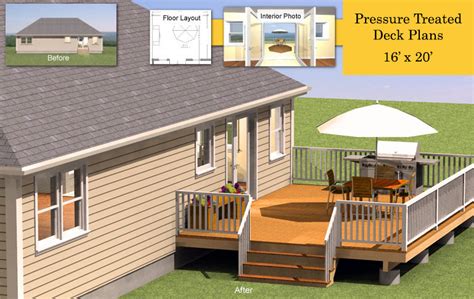 Plans For Pressure Treated Deck With Building Costs