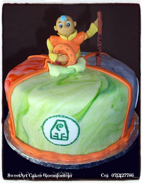 Avatar The Last Airbender Aang Cake For More Info And Orders Email Sweetartbfn Or