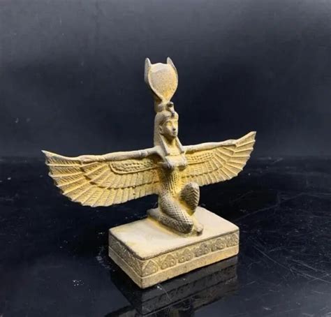 Ancient Egyptian Antiquities Egyptian Rare Statue Winged Goddess Isis Egypt Bc Picclick