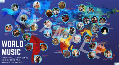 World Music Map Infographic Music Examples Music For Studying World Music Music Genre List