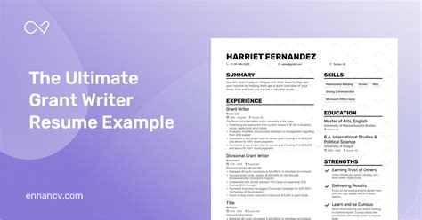 5 Grant Writer Resume Examples And Guide For 2024