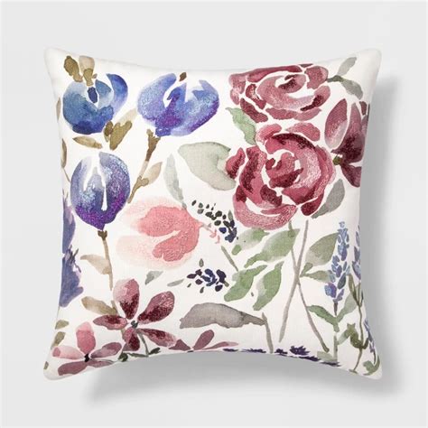 35 And Ticking Film Complet En Francais - Floral Throw Pillow - Threshold™ : Target | Throw pillow collections