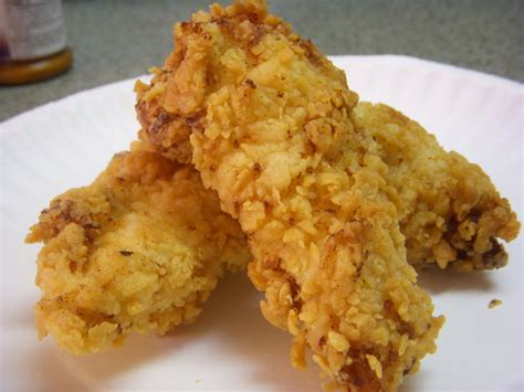 Add floured chicken to parchment paper and liberally spray the tops of chicken tenders with non stick spray and drizzle the tops of chicken with tablespoons of vegetable oil. Meals By Morgan: Homemade Chicken Tenders