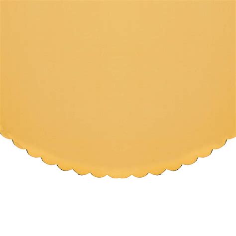 Events And Crafts Round Scalloped Cake Board 10 Set Of 6 Gold