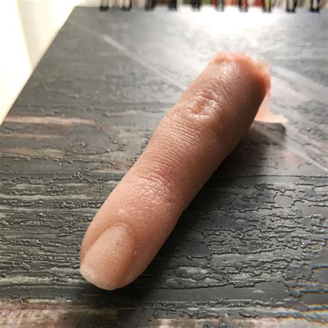 Severed Realistic Silicone Finger Unpainted Realistic Finger Prop