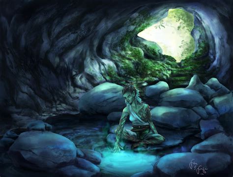 Mystical Cave With Fairie By Fireoffreja On Deviantart