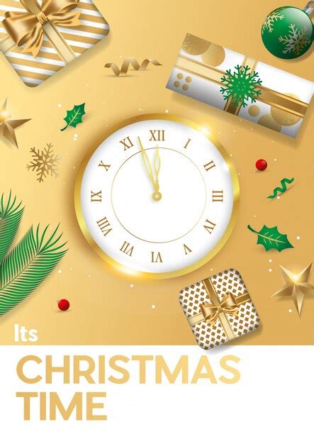 Premium Vector Christmas Day Poster Design