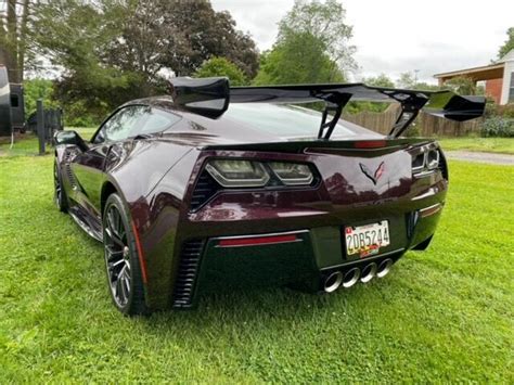 Black Rose Corvette C7 Z06 Playing Dress Up As A Zr1 Is A Pretty One
