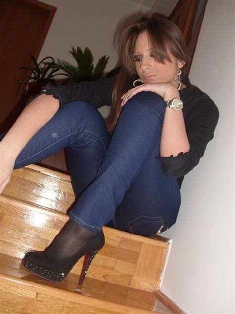 Pin On Jeans And Nylon Feet 2
