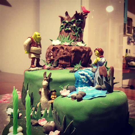 shrek cake cumpleaños