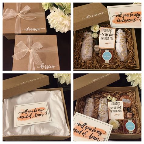 You're engaged but you're busy as a bee planning your wedding! Bridesmaid proposal boxes - will you be my bridesmaid ...