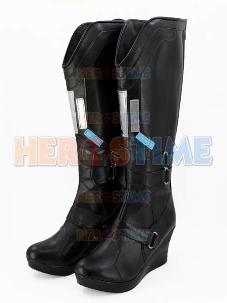 Avengers Age Of Ultron Black Widow Black Female Cosplay Boots