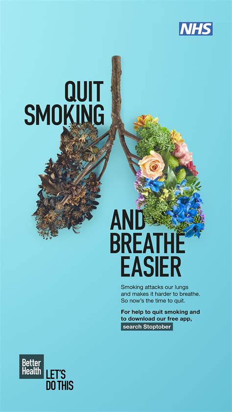 public health england launch annual stoptober campaign with new creative focusing on lung health