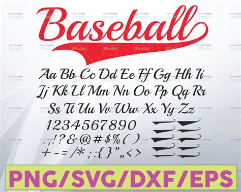 Baseball Font Svg Svg Fonts Baseball Svg Font Sport Alphabet Baseb