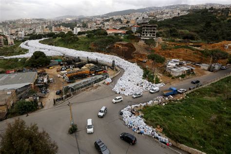 Beirut Lebanon Garbage Piling Up To Be A River Of Garbage 2016